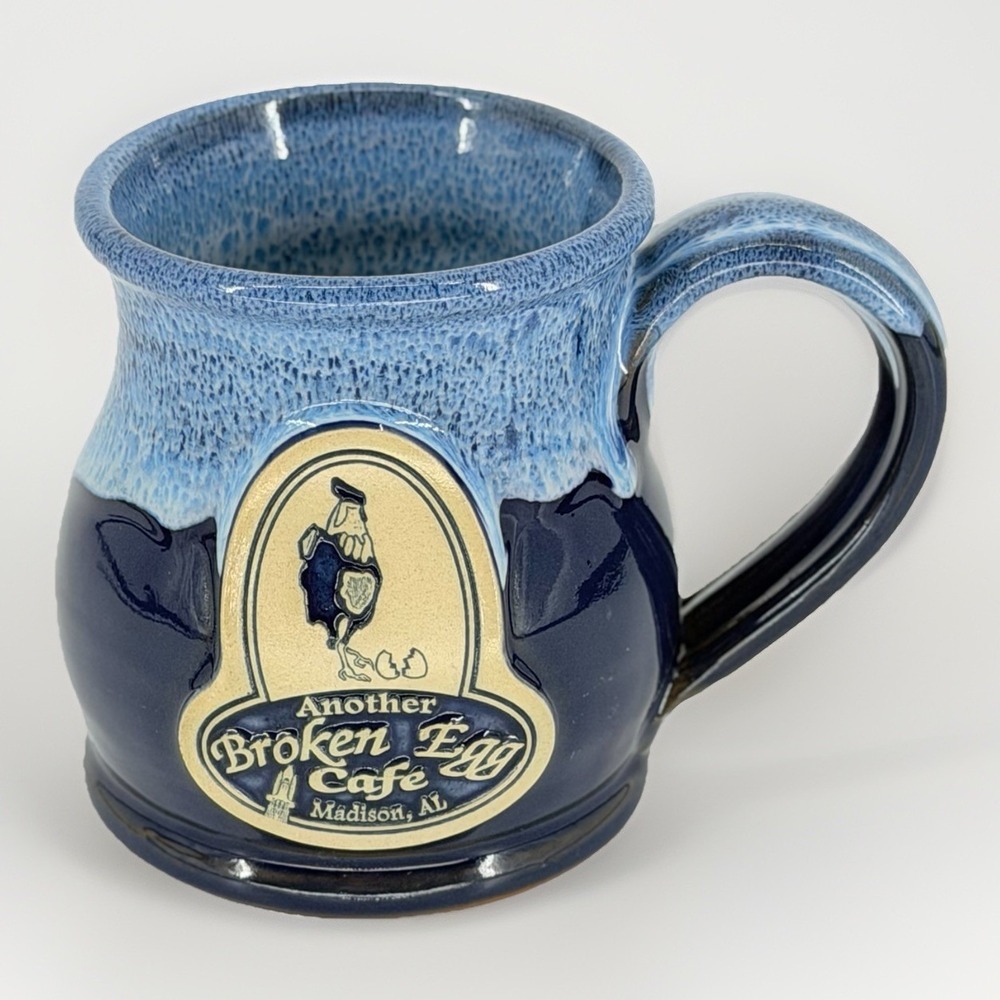 Deneen Pottery Another Broken Egg Cafe Madison AL Stoneware Mug 2015